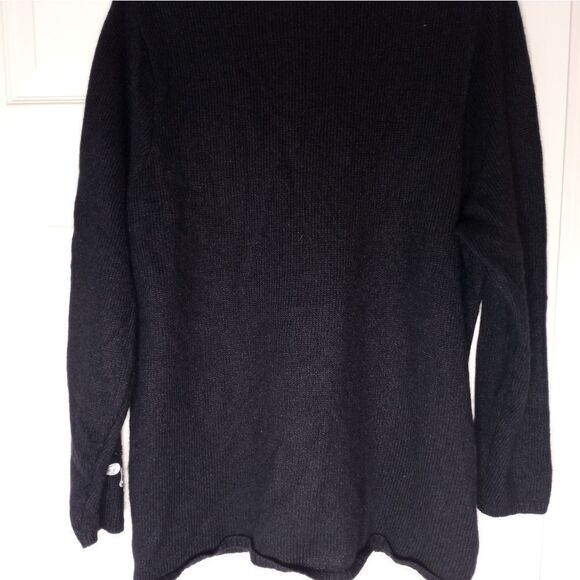 Victoria Jones 2X AngoraBlend Black EmbroideryKnittedButtonsUpLslWomen'sCardigan - Picture 5 of 9